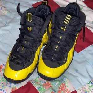 Black and yellow Nike FOAMPosite “ wu tang “